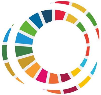 Forsyningens logo i verdensmålsfarver